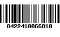 Código de Barras 8422410066810