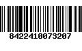 Código de Barras 8422410073207