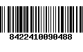 Código de Barras 8422410090488