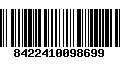 Código de Barras 8422410098699