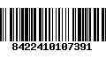 Código de Barras 8422410107391