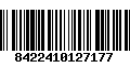 Código de Barras 8422410127177