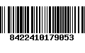 Código de Barras 8422410179053