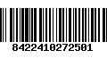 Código de Barras 8422410272501