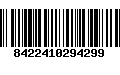 Código de Barras 8422410294299