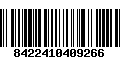 Código de Barras 8422410409266