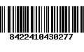 Código de Barras 8422410430277
