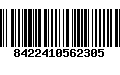 Código de Barras 8422410562305
