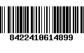 Código de Barras 8422410614899