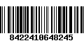 Código de Barras 8422410648245