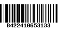 Código de Barras 8422410653133