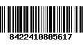 Código de Barras 8422410805617