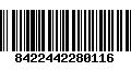 Código de Barras 8422442280116