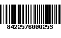 Código de Barras 8422576000253