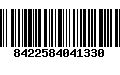 Código de Barras 8422584041330