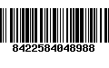 Código de Barras 8422584048988