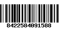 Código de Barras 8422584091588