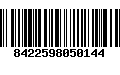 Código de Barras 8422598050144