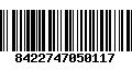 Código de Barras 8422747050117