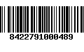 Código de Barras 8422791000489