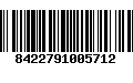 Código de Barras 8422791005712