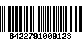 Código de Barras 8422791009123