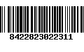 Código de Barras 8422823022311