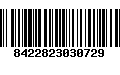Código de Barras 8422823030729