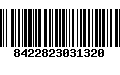 Código de Barras 8422823031320