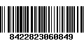 Código de Barras 8422823060849