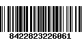 Código de Barras 8422823226061
