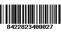 Código de Barras 8422823400027