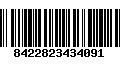 Código de Barras 8422823434091