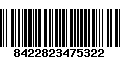Código de Barras 8422823475322