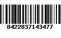 Código de Barras 8422837143477