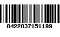 Código de Barras 8422837151199