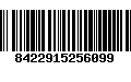 Código de Barras 8422915256099