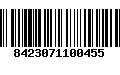 Código de Barras 8423071100455
