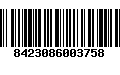 Código de Barras 8423086003758