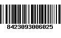 Código de Barras 8423093006025