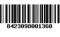 Código de Barras 8423098001360