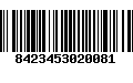 Código de Barras 8423453020081