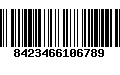 Código de Barras 8423466106789