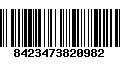 Código de Barras 8423473820982