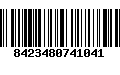 Código de Barras 8423480741041