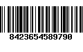 Código de Barras 8423654589790