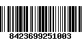 Código de Barras 8423699251003