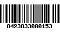 Código de Barras 8423833000153