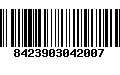 Código de Barras 8423903042007