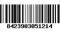 Código de Barras 8423903051214